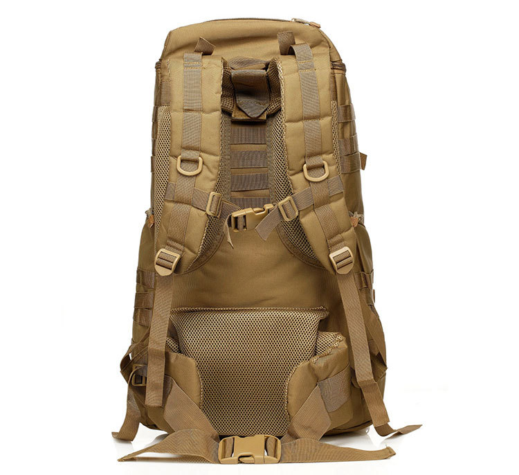 Multicolor 60*38*29cm Outdoor Training Camping Waterproof Backpack With Molle System