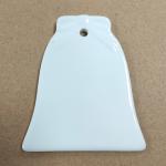 3'' Sublimation Ceramic Blanks Christmas Ceramic Pendant For Sublimation