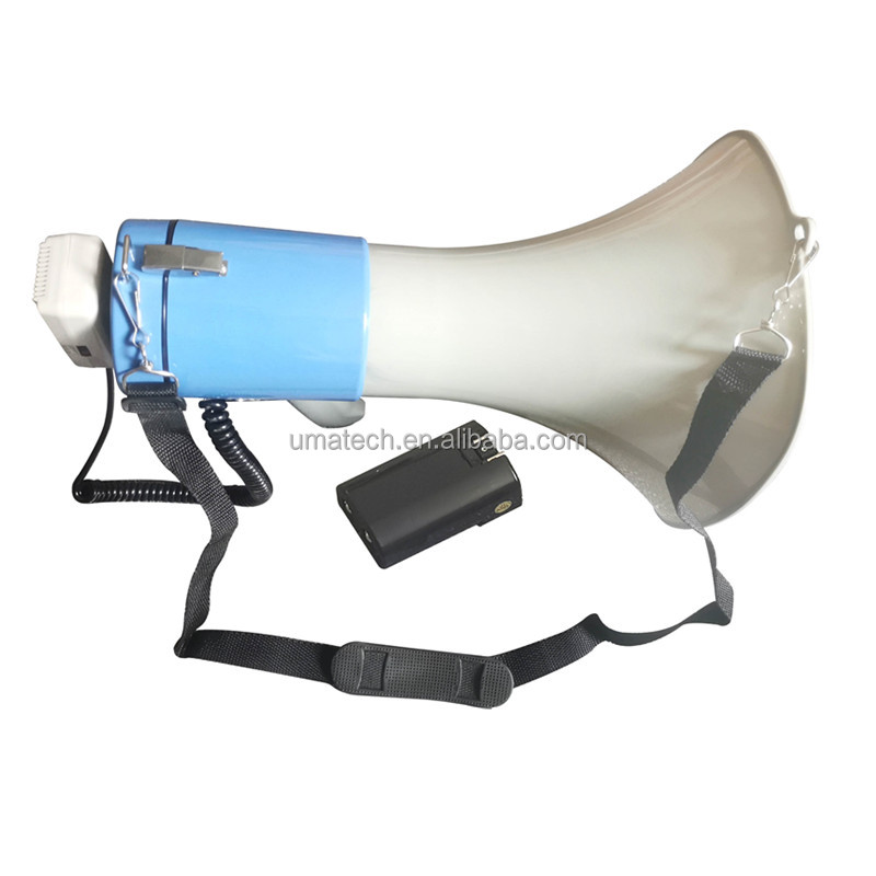 Hand Grip Shoulder Type 45W Exhaust Megaphone with Siren Private Mold Yes Battery NO