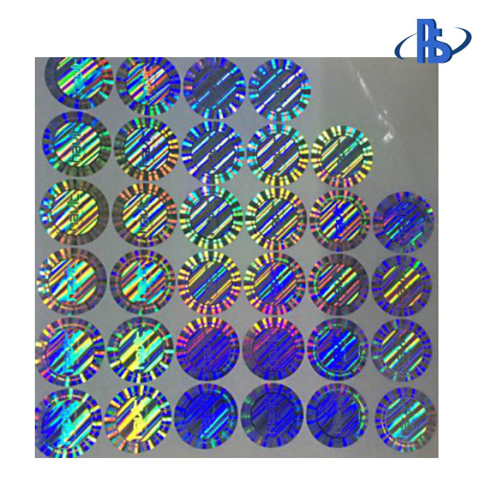 PET Material 3D Hologram Stickers With Excellent Moisture Barrier