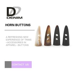China Fashion Horn Plastic Buttons for Sweater &amp; Coat wholesale