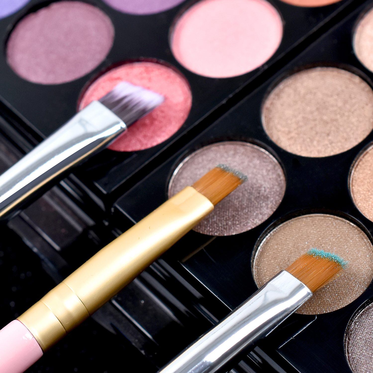 SHARP and STRONG THIN bristle Hair New color spoolie eyebrow brush thin angled eyebrow eyelashes brushes