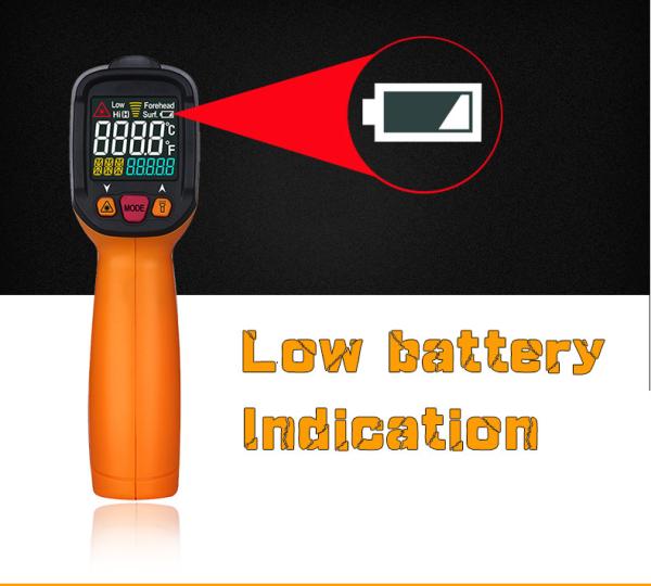 High Temp Handheld Infrared Thermometer Gun Operating Temperature - 50 ~ 300