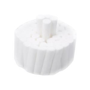 China 8mm/10mm Disposable Dental Cotton Rolls Surgical Absorbent 100% Cotton Dental Disposable Product wholesale