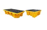 Covered Polyethylene IBC Containment Pallet Chemical Resistance Outdoor Pallet