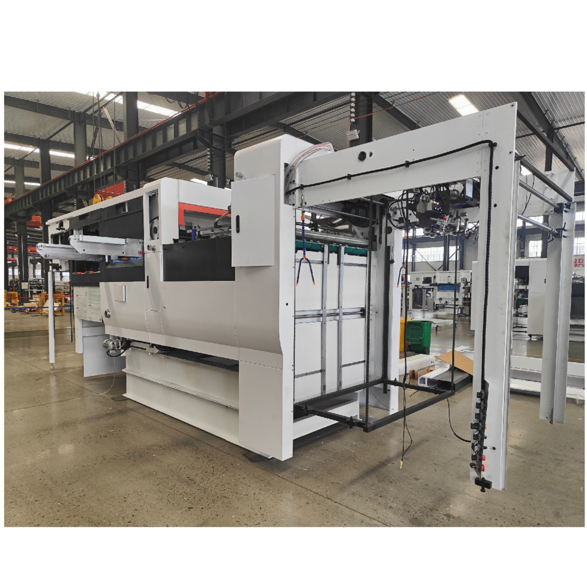 High Speed Lead Edge Feeding Flat Type Die Cutting Machine For Corrugated Board Carton Paperboard Cutting