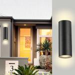 IP65 Aluminum Waterproof outdoor up and down led wall light for garden blue warm