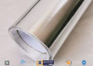 China Light / Heat Reflective 300℃ Aluminium Foil Fiberglass Fabric For Pipe Insulation wholesale