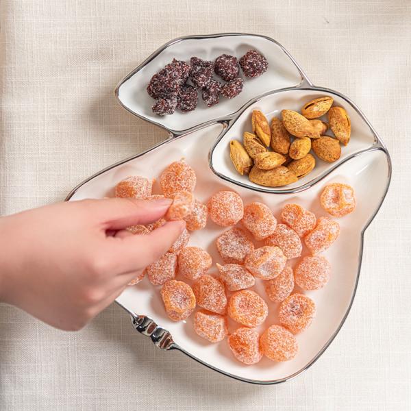 Sustainable and Business Gifts Cute Rabbit Porcelain Snack Dish for Children's