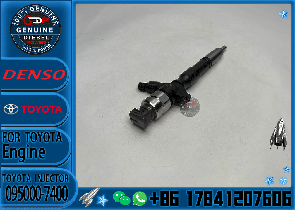New Common Rail Injector 095000-6760 095000-7030 095000-7400 for 1KD 2KD Diesel Nozzle Assembly High Quality
