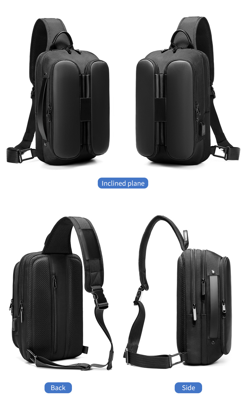 Fashionable Crossbody Mens Sling Bag Waterproof OEM/ODM Accepable
