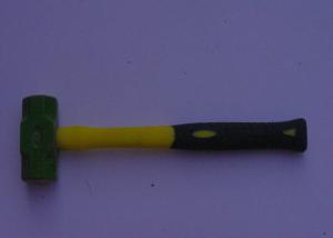 China Professional Non Sparking Hammer Double Face Sledge Hammer Tool Fiberglass Handle wholesale