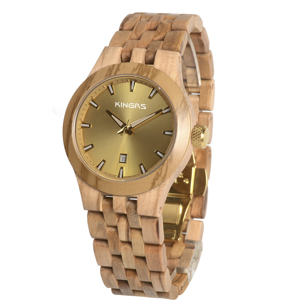 Fashion watches men luxury wrist natural wooden watches OEM watch ,Waterproof Multifunction Quartz Movement Men Watch