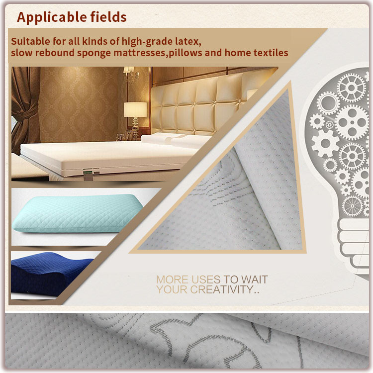 Mattress Pillowcase Knitted Jacquard Fabric Air Layer Yarn Dyed