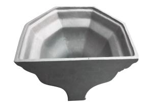 China ASTM Zinc Aluminium Gutters , Ra6.3-12 Powder Coating Cast Iron Style Guttering wholesale