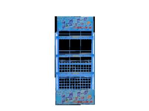 China metal snacks and beverage display rack for supermarkets wholesale