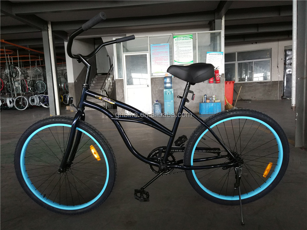 26x3 inch Unisex Step Through Aluminum Frame 3 Speed Beach Cruiser Bike for Rent in USA