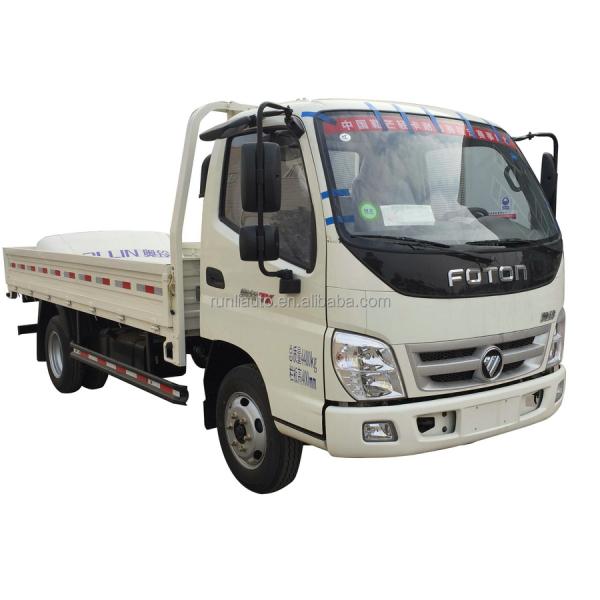 4x2 FOTON Aumark TX Flatbed Camion Truck 116HP Gasoline Petrol Engine Single Row Light Cargo Truck Best Price For Sales