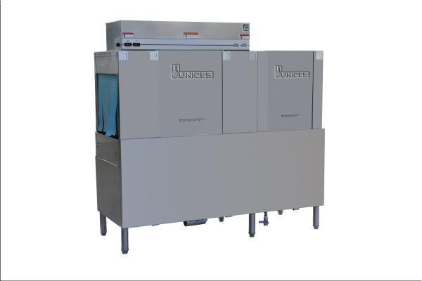 High Efficiency Kitchen Dishwashing Equipment Plain View Digital Display