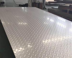 China 301 302 304 2b Chef Stainless Steel Checkered Sheet Diamond Stainless Checkered Plate wholesale