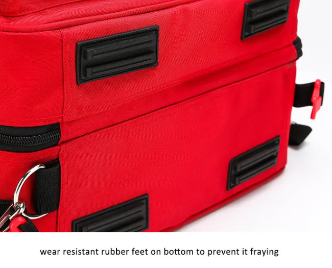 Multifunctional Medical First Aid Bag 1800D Waterproof Medical Trolley Bag