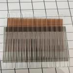 Industrial Moru Tinted Patterned Glass Toughened Fluted for Bath Kitchen Living