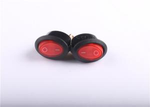 China Red SPST Oval LED Rocker Switch wholesale