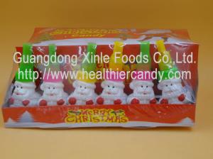 China Santa Claus Sweet Crispy Mini Chocolate Beans Multi Color Low Energy 7g * 24 Pcs wholesale