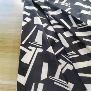 China 95gsm Satin Chiffon Polyester Fabric , Spandex Polyester Fabric Printed wholesale