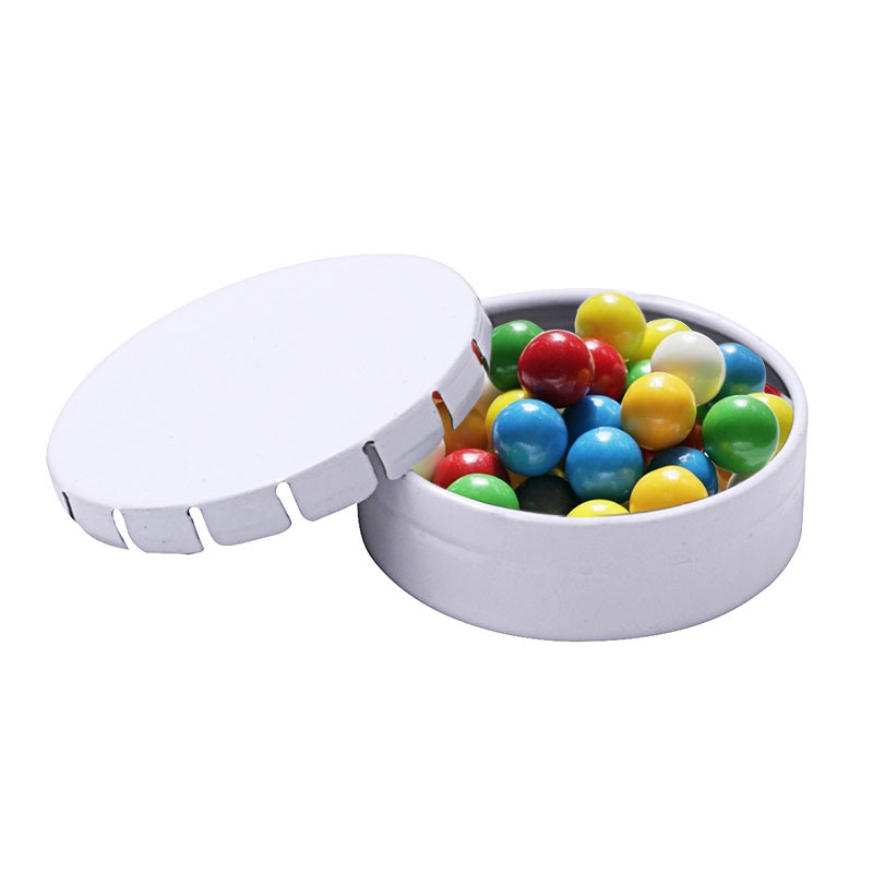 Round candy box.