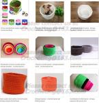 Handmade Craft Stiffened Cotton Crochet Home Decorative Candy Basket Baby Photo