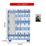 Cold Rolled Steel BV 2 Door Metal Storage Cabinet 0.5mm To 1.2mm