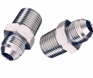 China Jic Bsp Straight Union Tube Fittings SAE Flared Hydraulic Straight Fittings wholesale