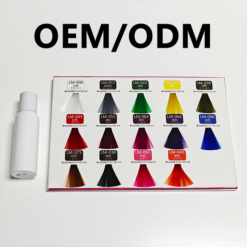 No Alcohol No Peroxide Hair Dye Multi Colors Semi Permanent Hair Color for Hair Wigs