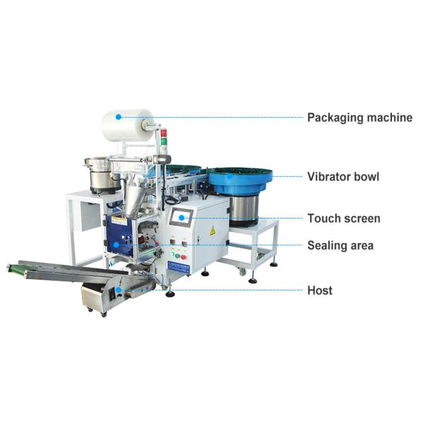 Automatic hardware parts screw pouch furniture accessories fittings counting packing machine