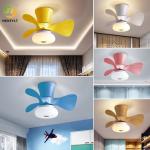 Ultra-Thin Ceiling Fan Light Nordic Restaurant Simple Small Fan Light Children'S