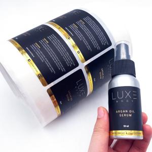 China Custom Packaging Labels Plastic Bottle Labels For Essential Oil Serum wholesale
