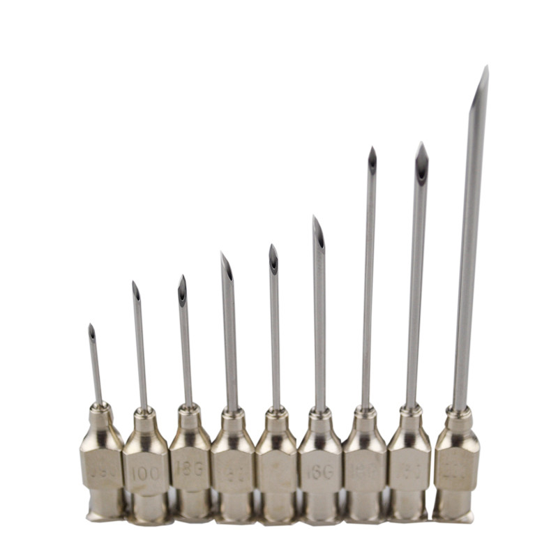 Veterinary Animal 304 Stainless Steel Syringe Needle Livestock Equipment Accessories