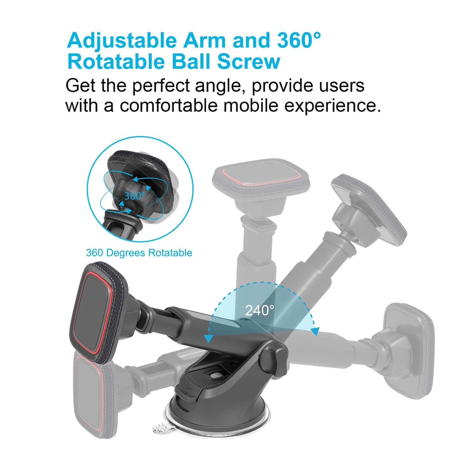 4pcs N50 Magnetic Car Phone Mounts