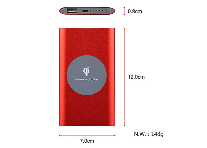 Gold USB C Magnetic Wireless Power Bank With Fast Charging Function
