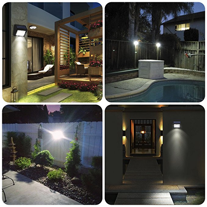 Portable 140lm Solar Motion Sensor Fence Lights / Ce FCC Solar Waterproof Wall Light