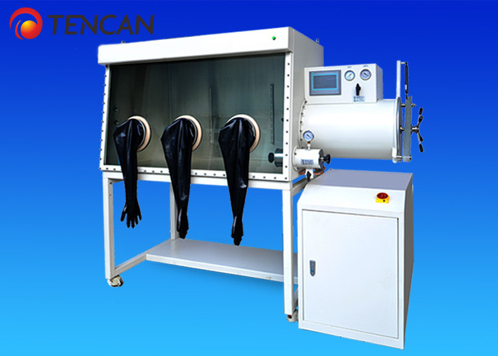3 Glove Ports Purification Inert Gas Glove Box Single Side for Water and Oxygen Removal