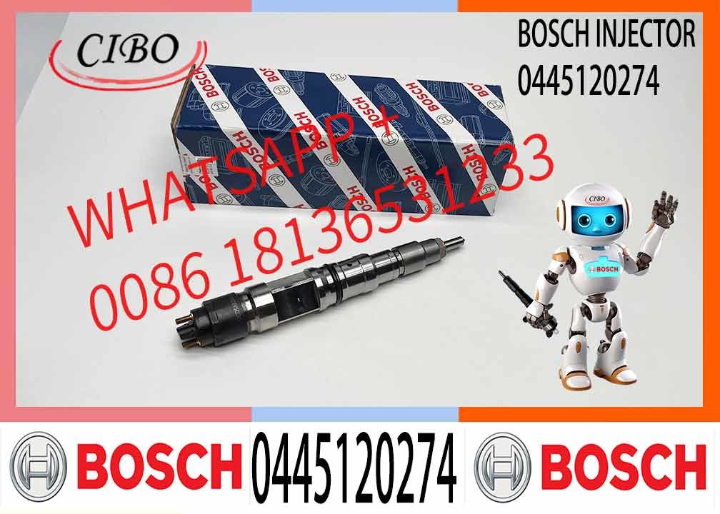 Diesel Fuel Injector Common Rail Injector Assembly 0445120274 0445120217 for MAN TGS TGA TGL