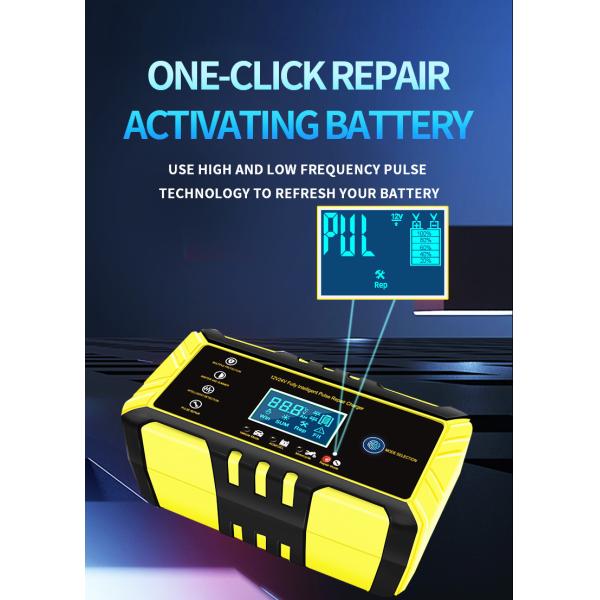 Microprocessor Control 24V 8A Diesel Car Truck Battery Charger