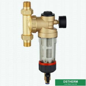 China Brass Nickel Plated Remove Water Purifier Pre-Filter Backwash Universal Installation Prefilter wholesale