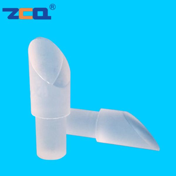 Diameter 1.3mm-5mm Fused Silica Rods 99.99% Pure Quartz Glass Oblique Cut End