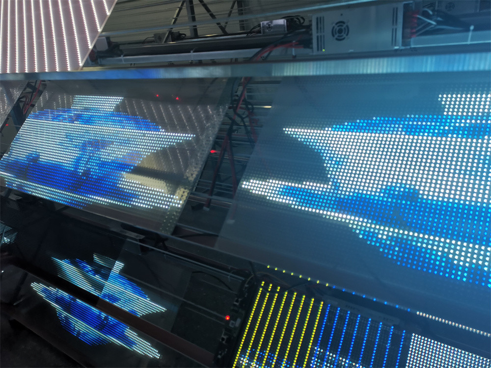 P6 High Brightness LED Transparent Film Screen Indoor Transparent Screen
