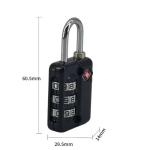 International Airport Anvil TSA Approved Travel Locks Suitcase Padlocks