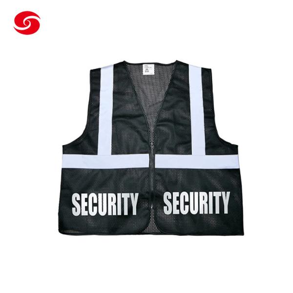 Reflective Vest Jacket Strip Fabric Construction Security Safety Vest High