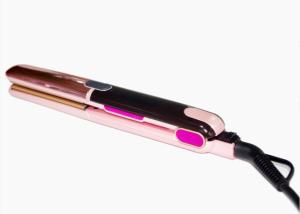 China Fast PTC Heating Pink Ceramic Straightener Hair Iron wholesale